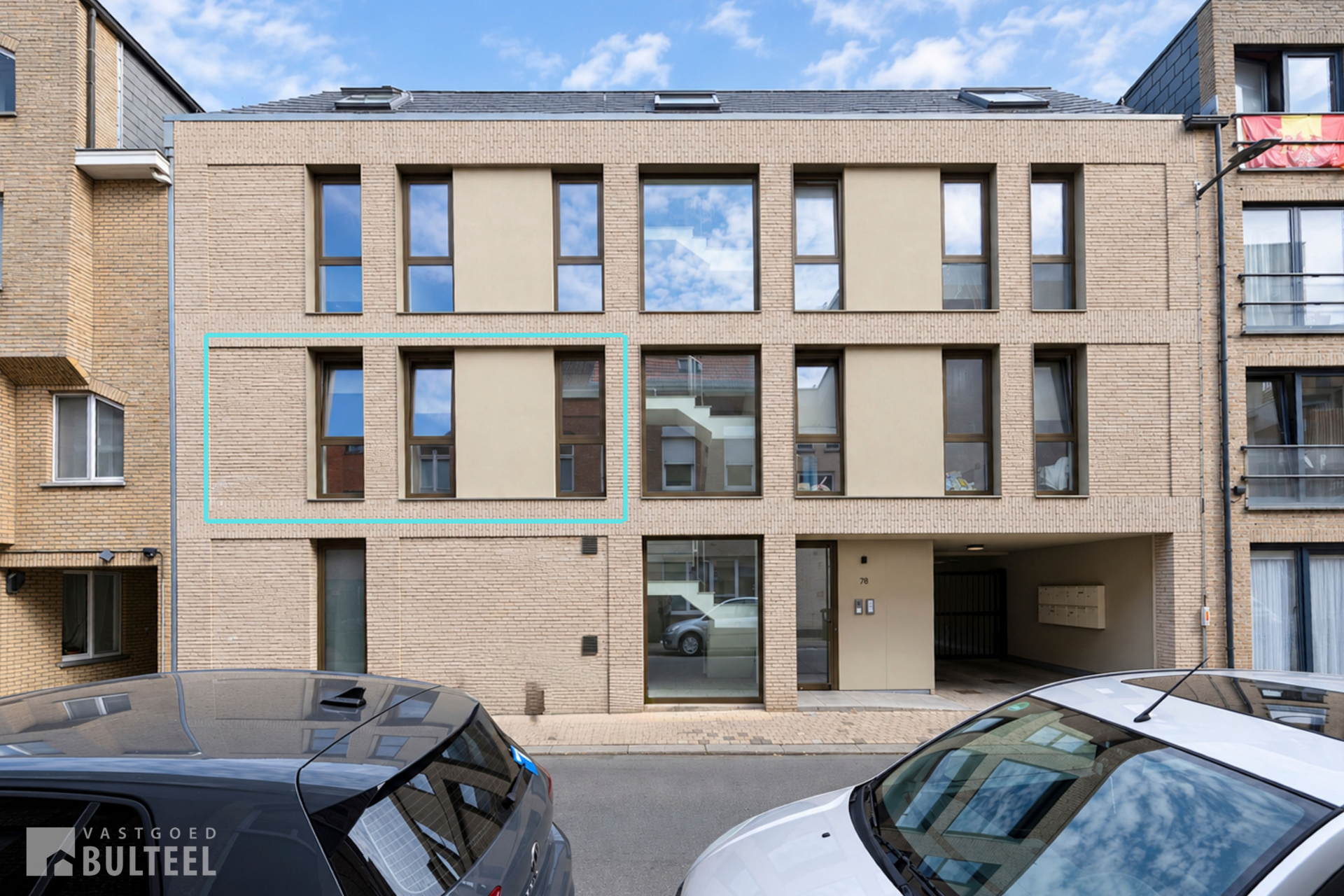 Afbeelding van Recent appartement met 2 slaapkamers, terras en garage.